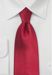 Cravatta XXL rosso ciliegia