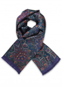 Herrenschal Paisley-Pattern dunkelgrün