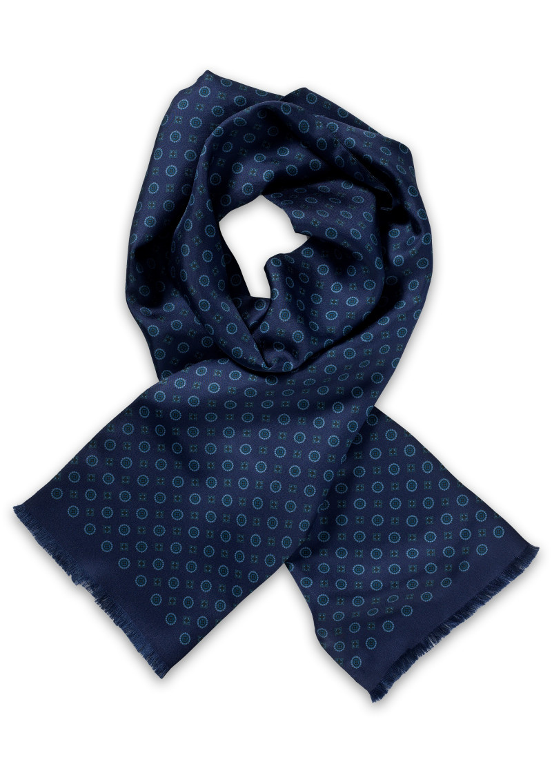 Sciarpa uomo Emblemi blu navy