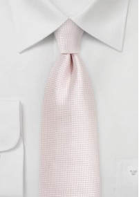 Cravatta rosa pastello microfibra