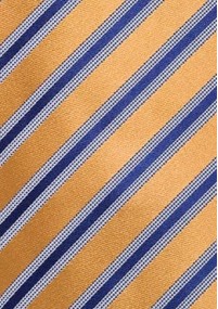 XXL-Krawatte Streifendessin Orange