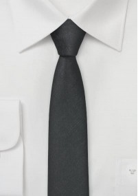 Cravatta stretta nera