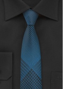 Cravatta stretta rete turchese