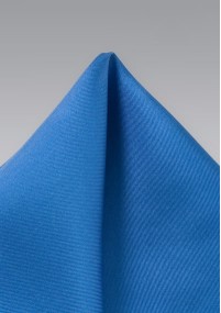 Fazzoletto da taschino blu in seta