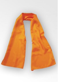 Sciarpa da donna in seta arancione