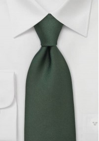 Cravatta liscia Luxury in verde scuro