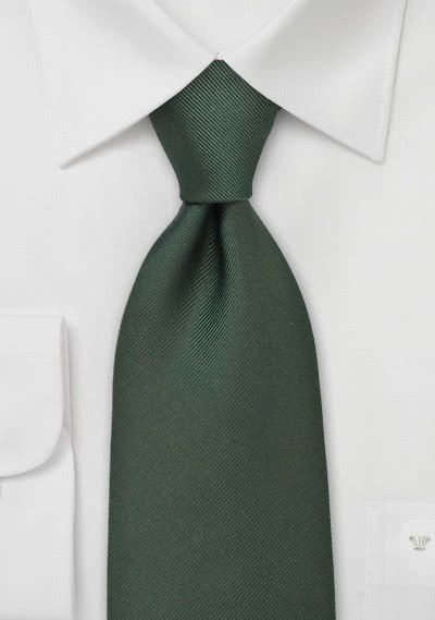 Cravatta seta Luxus verde scuro