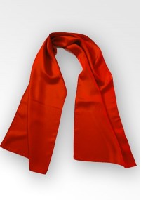 Sciarpa da donna in seta rosso chiaro