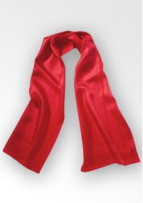 Sciarpa da uomo design a righe rosso medio