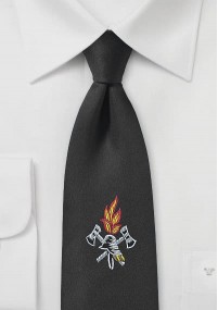 Cravatta nera dei vigili del fuoco