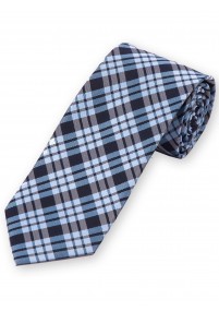 Cravatta business con motivo Glencheck Blu...