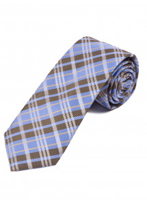 Cravatta business Tartan Marrone...