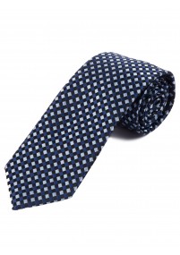 Krawatte Struktur-Dekor marineblau hellblau