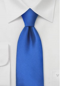 Cravatta a clip microfibra blu regale