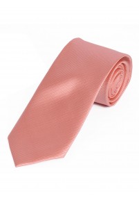 Cravatta stretta in tinta unita rosa