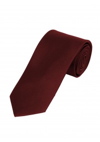 Cravatta stretta tinta unita rosso bordeaux