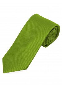 Cravatta stretta da uomo tinta unita verde...