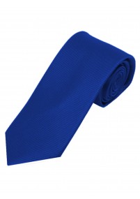 Cravatta stretta monocromatica blu reale