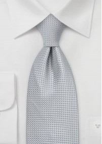 Cravatta argento reticolo