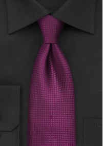 Cravatta business porpora reticolo