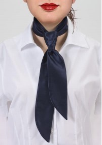 Cravatta da donna Limoges blu marino