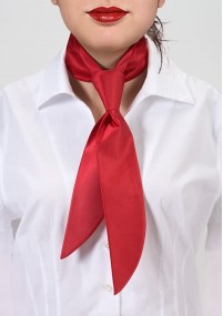 Cravatta da donna Limoges color rosso