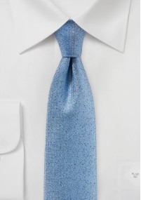 Cravatta business maculata in blu tortora