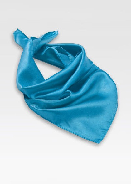 Foulard aus dem gleichen Stoff und Farbe
