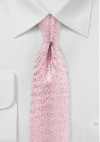 Cravatta maculata in rosa blush