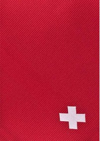 Cravatta Svizzera rossa
