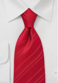 Cravatta seta rosso fuoco