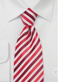 Cravatta bambino righe rosse bordeaux