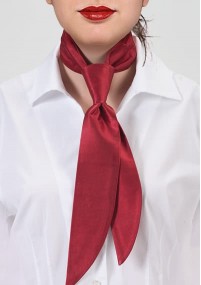 Cravatta femminile rosso