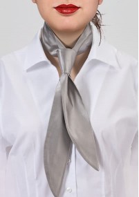 Cravatta donna grigia