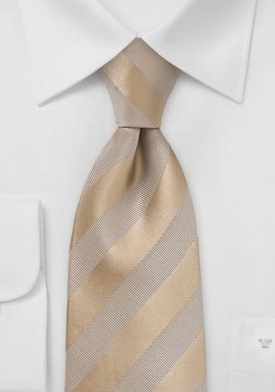 Cravatta beige écru righe
