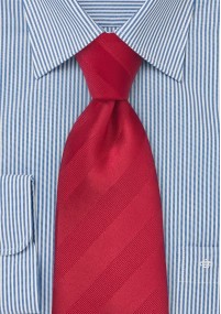 Cravatta righe rossa