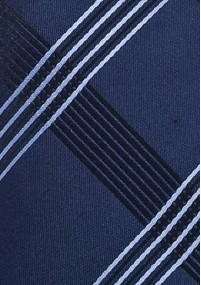 Krawatte Vierecke dunkelblau