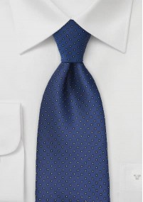 Cravatta blu puntini
