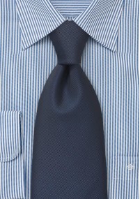 Cravatta costine blu marino