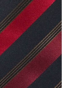 Stylische Krawatte schwarz rot