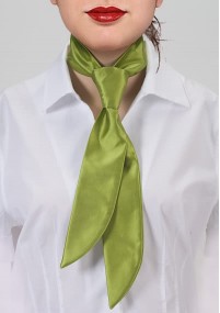 Cravatta da donna verde erba