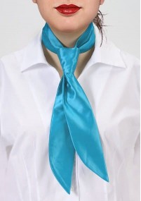 Cravatta da donna turchese