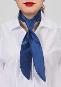 Cravatta da donna blu regale