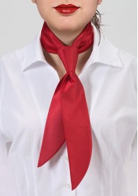 Cravatta da donna rossa