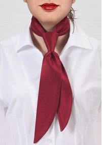 Cravatta da donna rossa