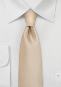 Cravatta sottile crema