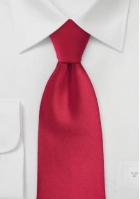 Cravatta unicolor rossa