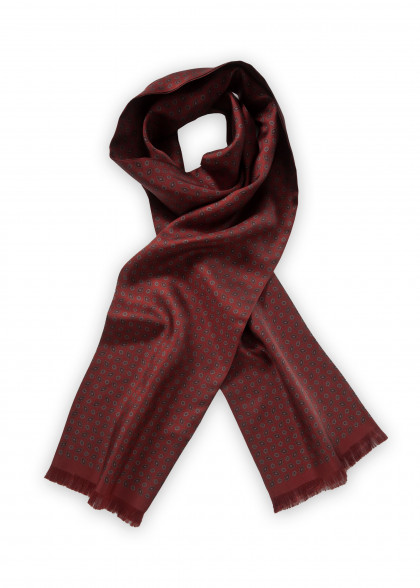 Sciarpa aus dem gleichen Stoff und Farbe