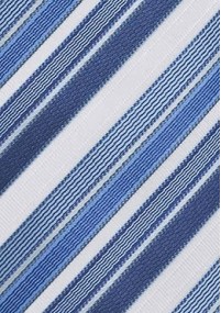 Krawatte Streifen-Muster blassblau