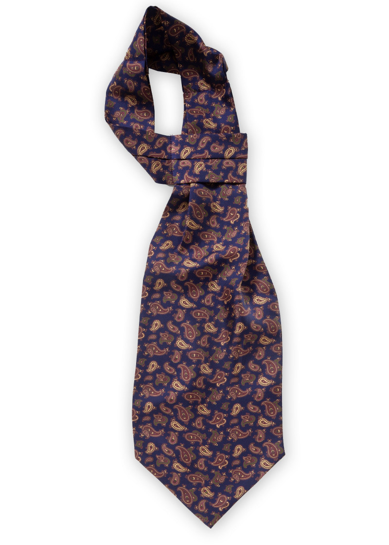 Ascot motivo paisley vivace ultramarino